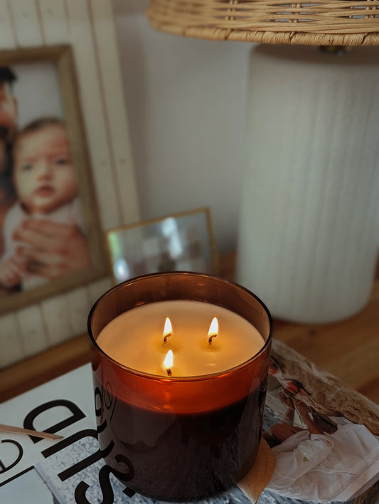 18oz Amber Candle